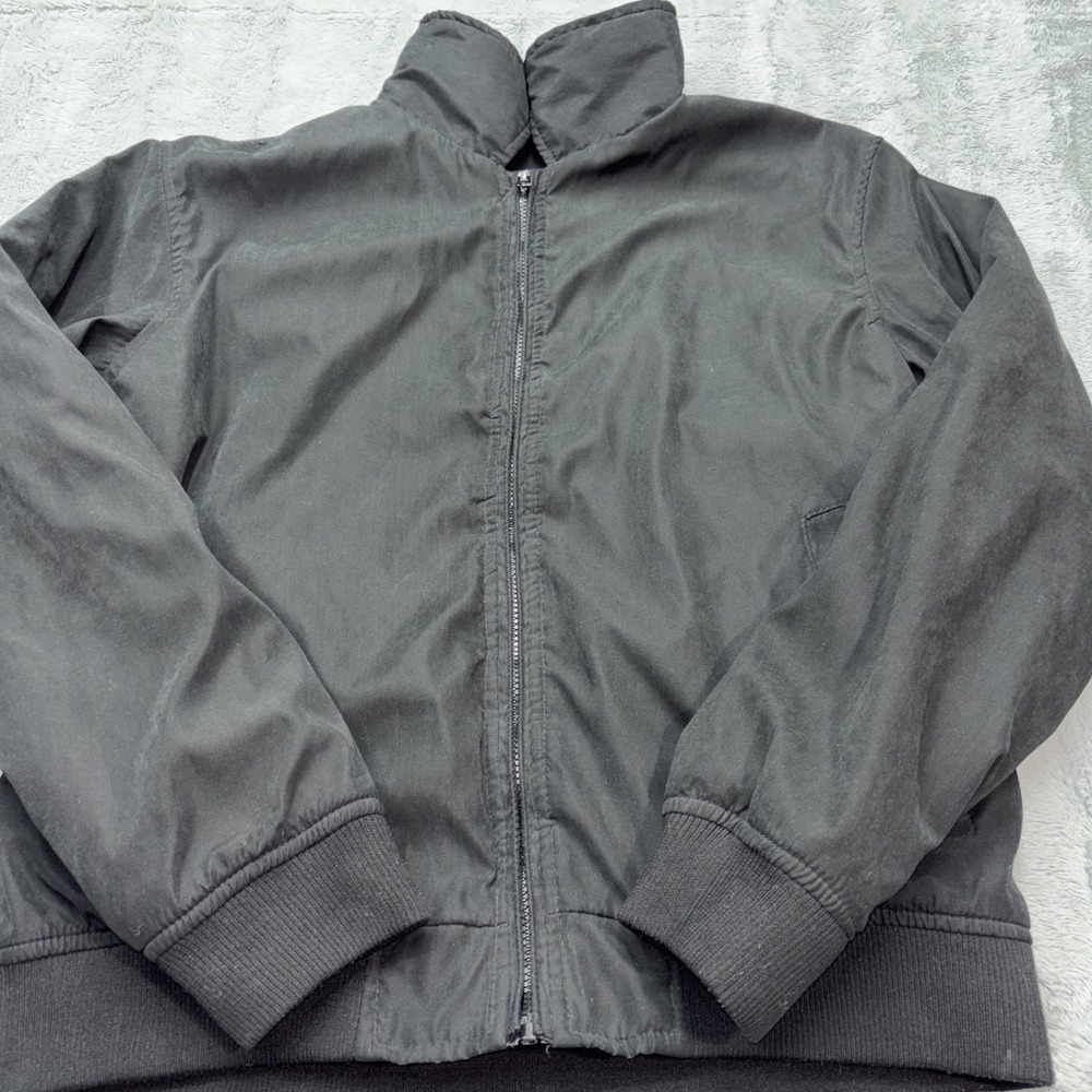 Weatherproof Jacket Mens XL Black Softshell Fleece Lined Full Zip‎